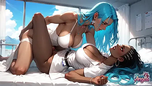 Blue-haired Goddess: Ocean Cream Drip Bliss