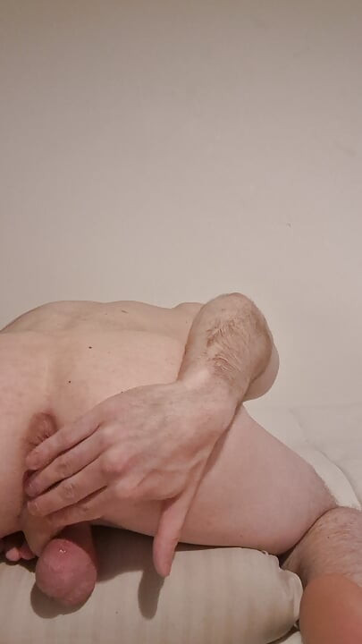playing with dick and ass