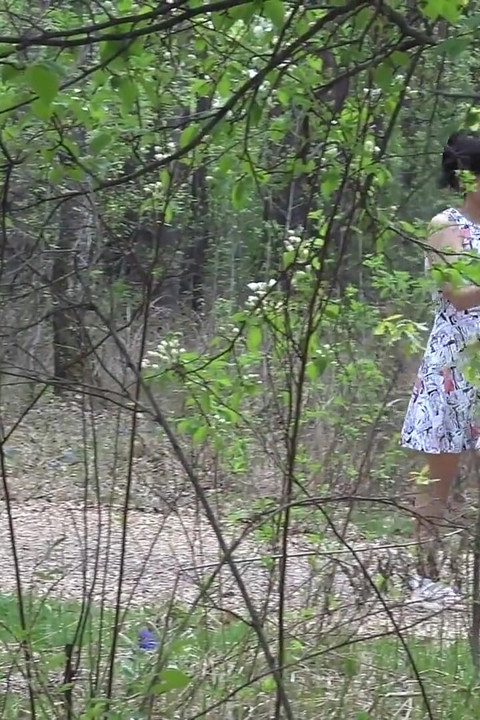 Flashing My Pussy in the Woods