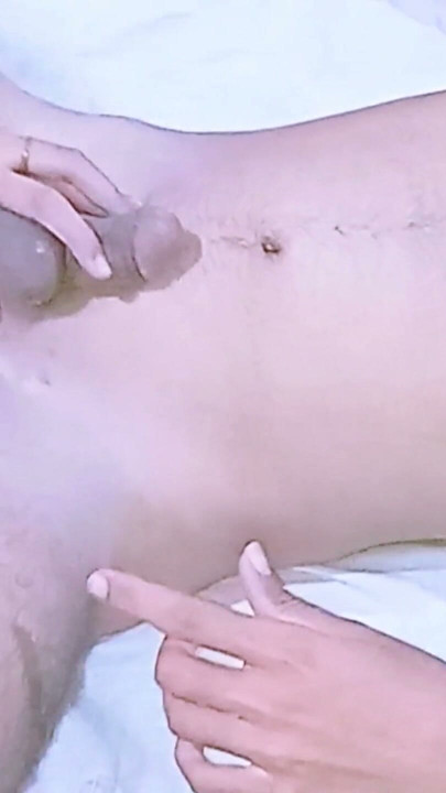 Desi Indian virgin school girl Big Cock Shaveing her boyfriend for the first time | Clip 1
