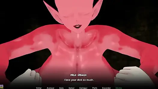 Twisted world remake #15: ngentot semua succubi di gua - oleh eroticgamesnc