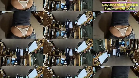 Cigar-Fetish Goddess Leather, Spit, Dildo JOI and Pussy Smoking Play