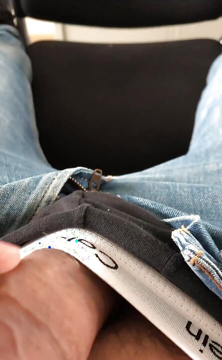 German Guy Sneaky Masturbation at Work