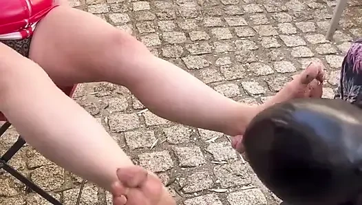 Cleaning My Dirty Feet...