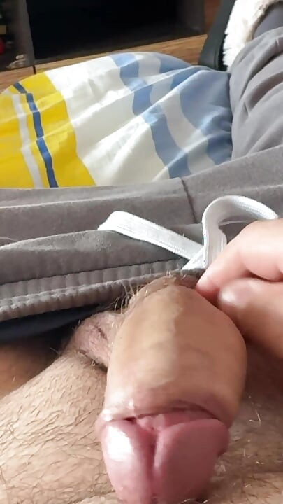 Masturbándose en primer plano