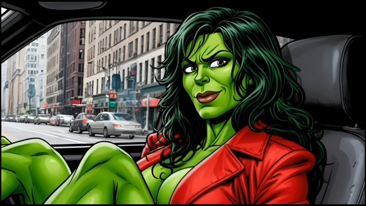 She-hulk Sürtük: Sikişmeden Geçen Bir Gün Değil. Büyük Derleme Çizgi Film