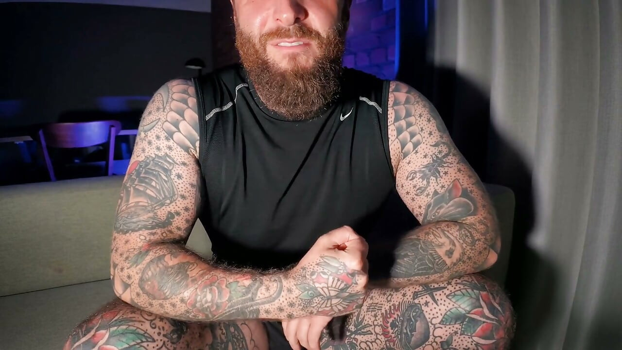 Tattooed Dom Foot Worship Solo Countdown
