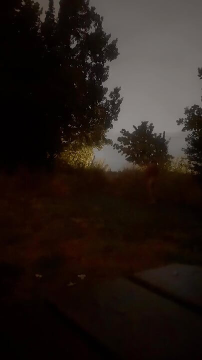Huge cumshot at side of road from edging naked in beauty spot naked and barefoot, couple of cars could have caught me