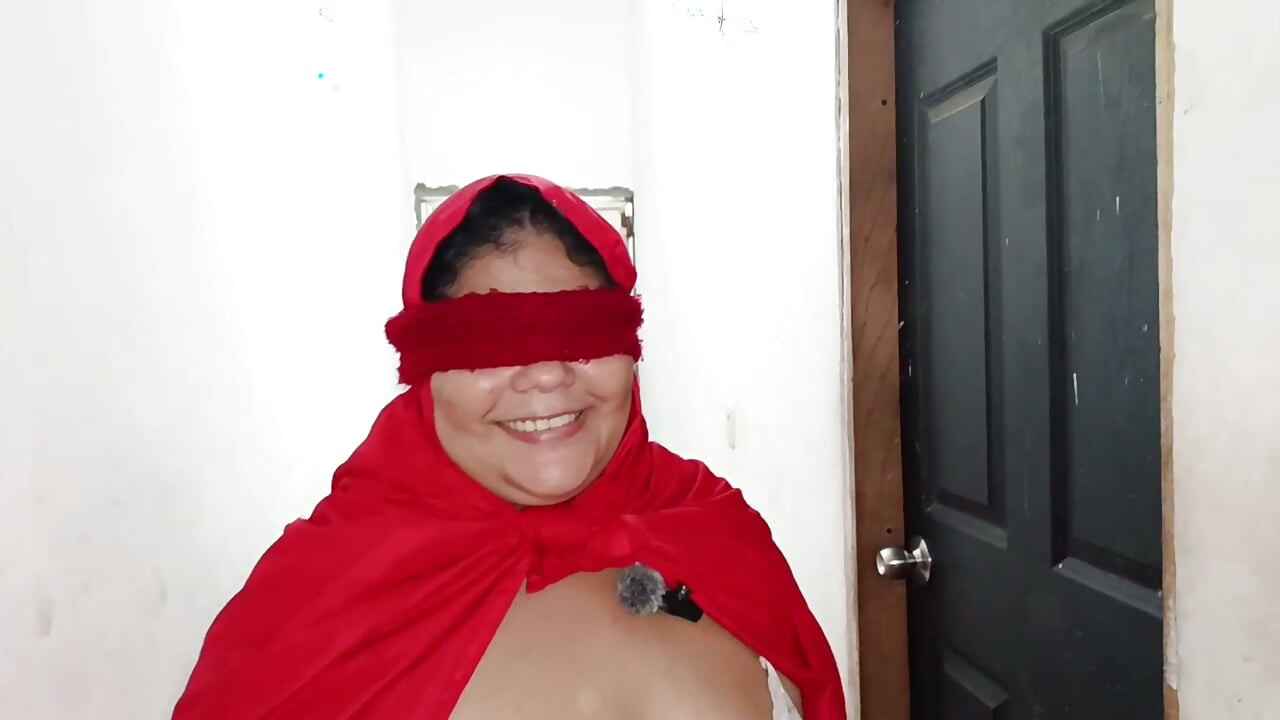 HALLOWEEN SPECIAL. With sexy chubby big ass riding hood gets fucked by a big cock on Halloween night