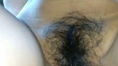 Wet hairy Latina pussy