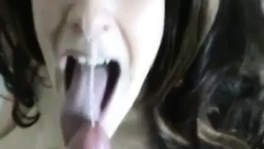 She loves the cum