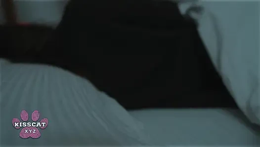 Step Sumiko Smile Rides Step Secretly Before He Cums Inside Step in Shared Hotel Bed