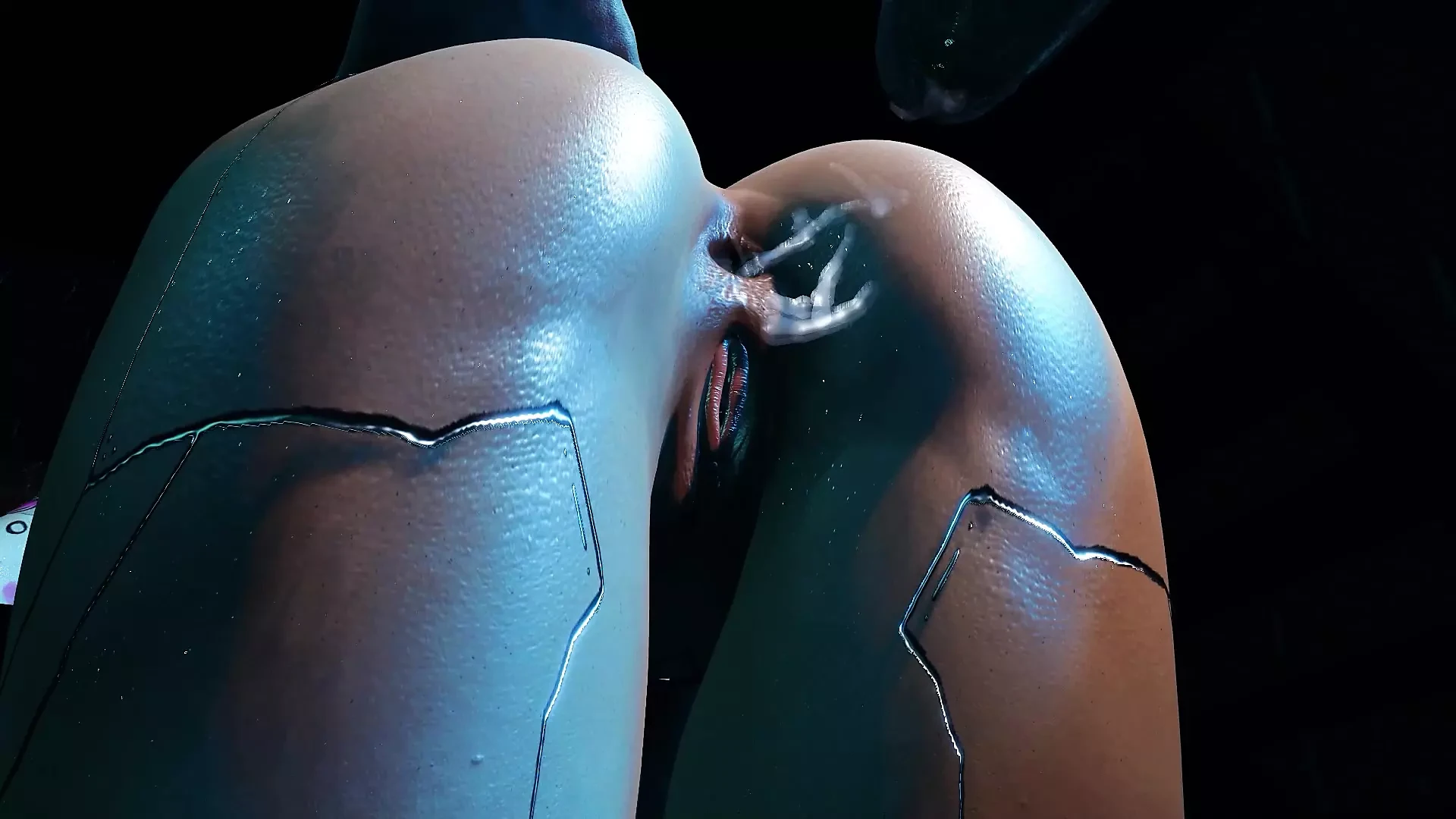 Cewek robot seksi pengen pantatnya dientot kontol