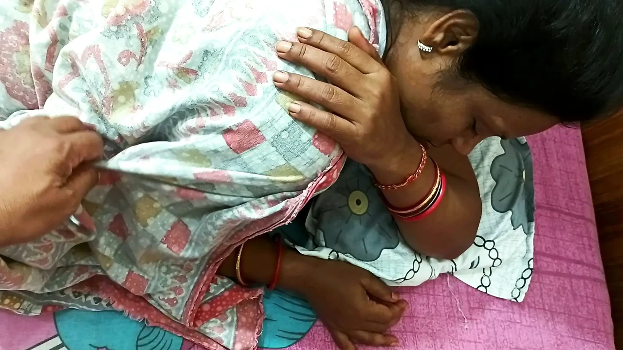 Indian Beautiful Bhabhi Fucked by Neighbour Young Boy While Slept in Fever on Bed