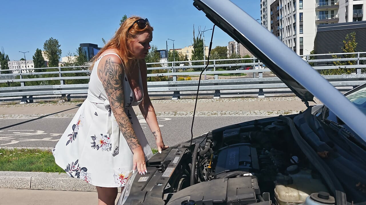 My Car Broke Down. a Stranger Fixed It in Exchange for a Blowjob and Sex.