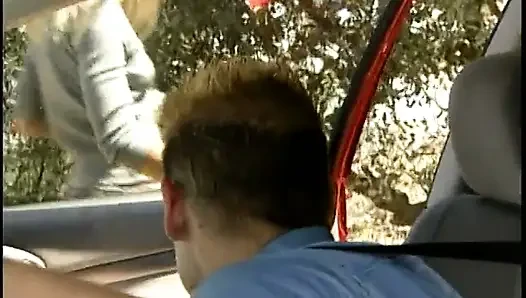 Blond teen gets her wet pussy slammed