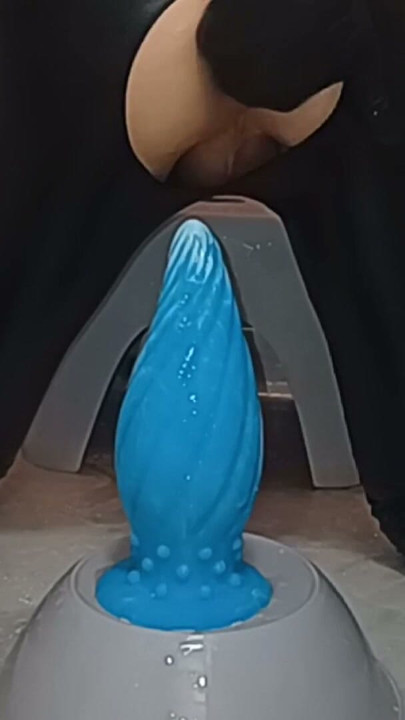 Sissy-Kuroko Anal Huge Dildo | Clip 1