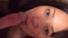 Asian Sucks Dick Till Spurts Over Her Face