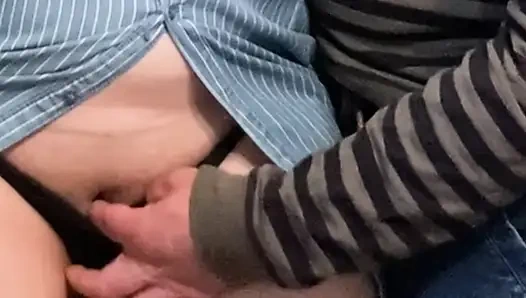 Random Stranger's Sticky Fingers Under Dress