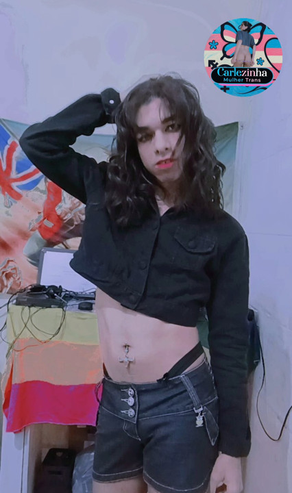 Carlezinha Cock beautiful of the slut female slut naked refined masturbating the penis TRANS woman naughty cock