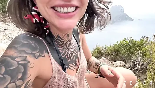 Squirt and Cumshot in Mouth in Ibiza
