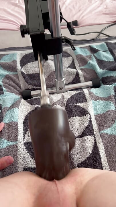 Huge BBC Dildo fucked my boy pussy hard and left my hole wide open, MrHankeystoys