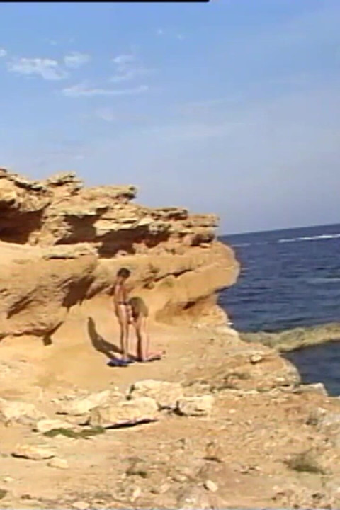 Bitch fucked near a coral reef