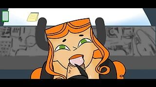 Total Drama Harem (AruzeNSFW) - Part 12 - Hot Blonde Babe And Blowjob On The Plane By LoveSkySan69