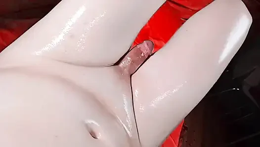 10 Red Juicy Oiled White Femboy Very Horny Scene With Passion Ambiance