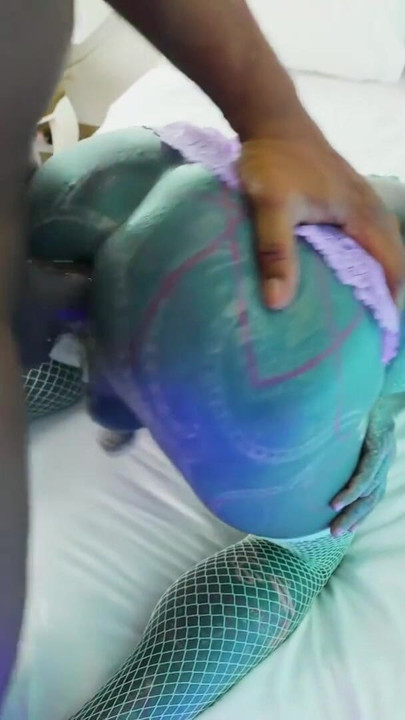 POV TRANS threesome - tattooed Mazhem & Josh | Clip 3