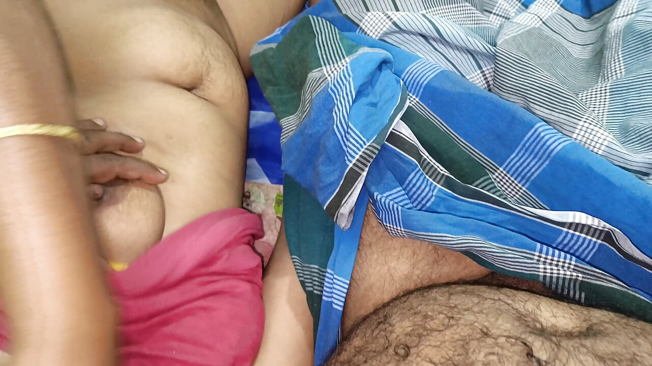 couples romance in bed
