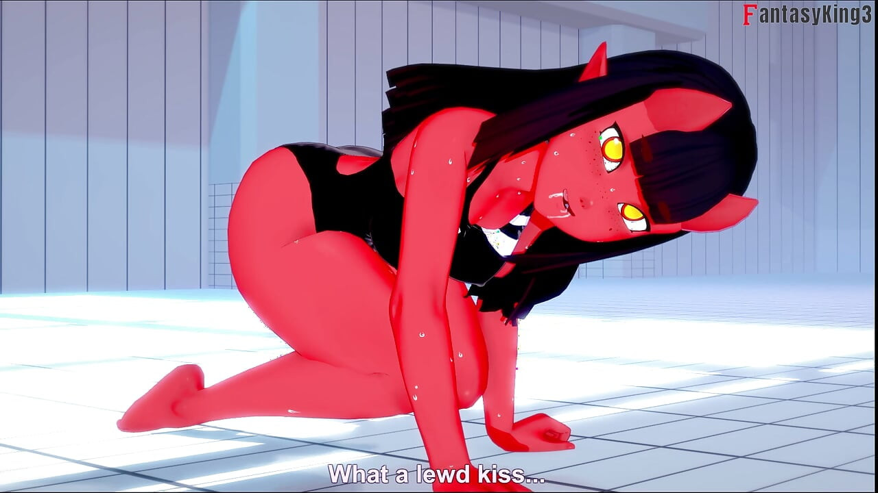 Meru the succubus Bikini POV sex