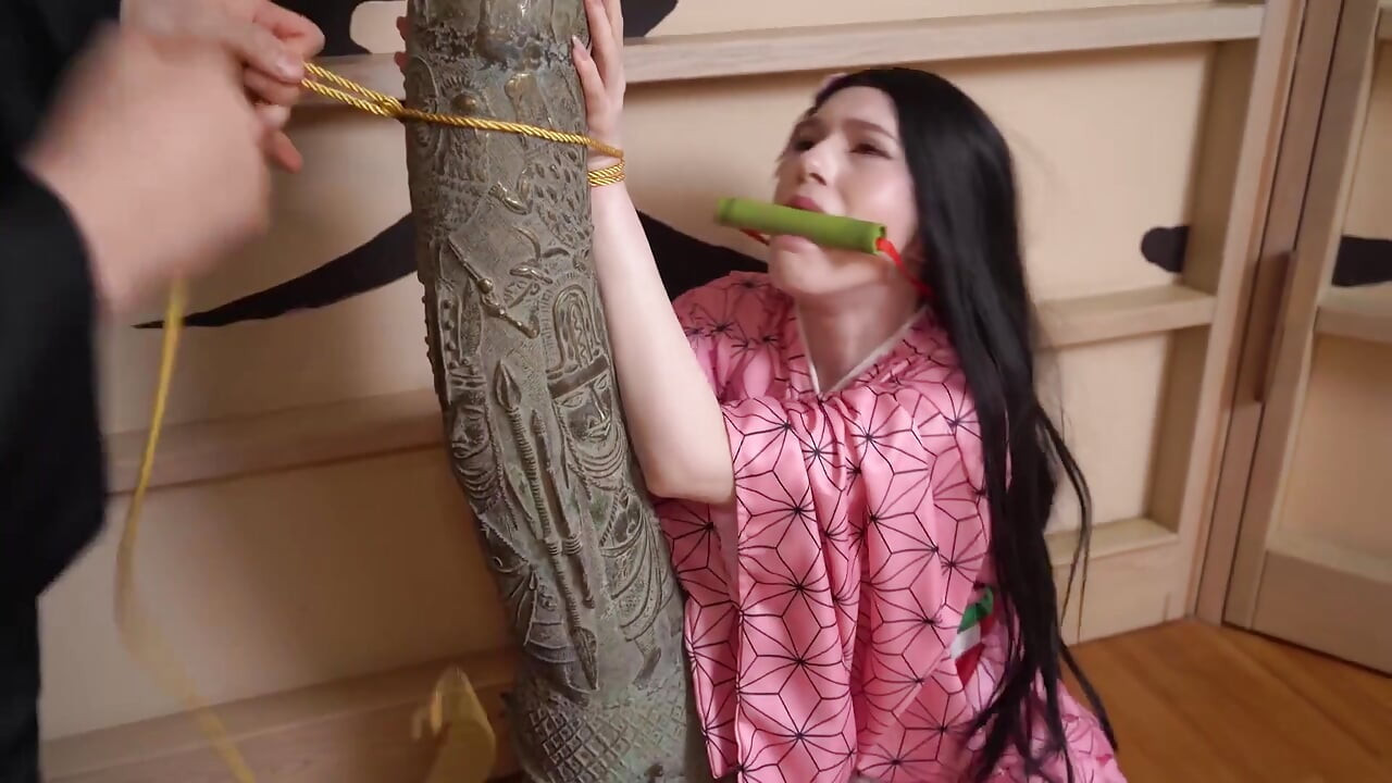 Anime Chan Fell Into the Hands of a Man with a Huge Dick and Was Fucked by Him