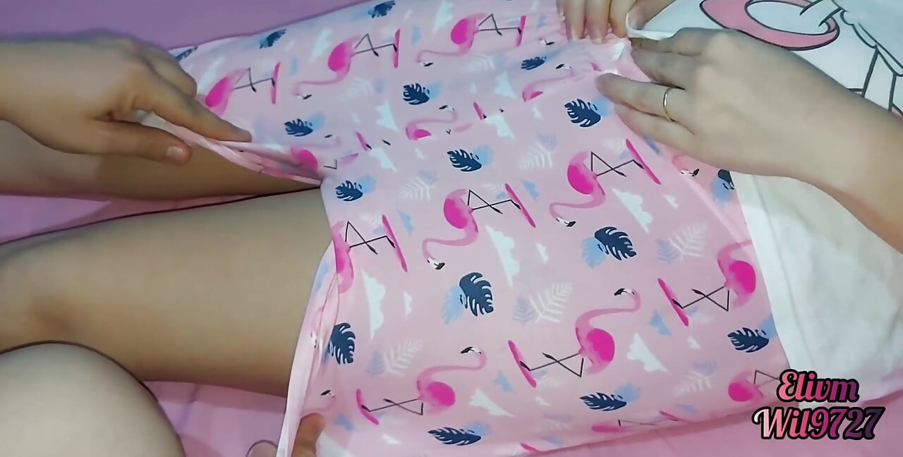 My Stepsister Lets Me Pull Down Her Pants and She Has No Underwear.