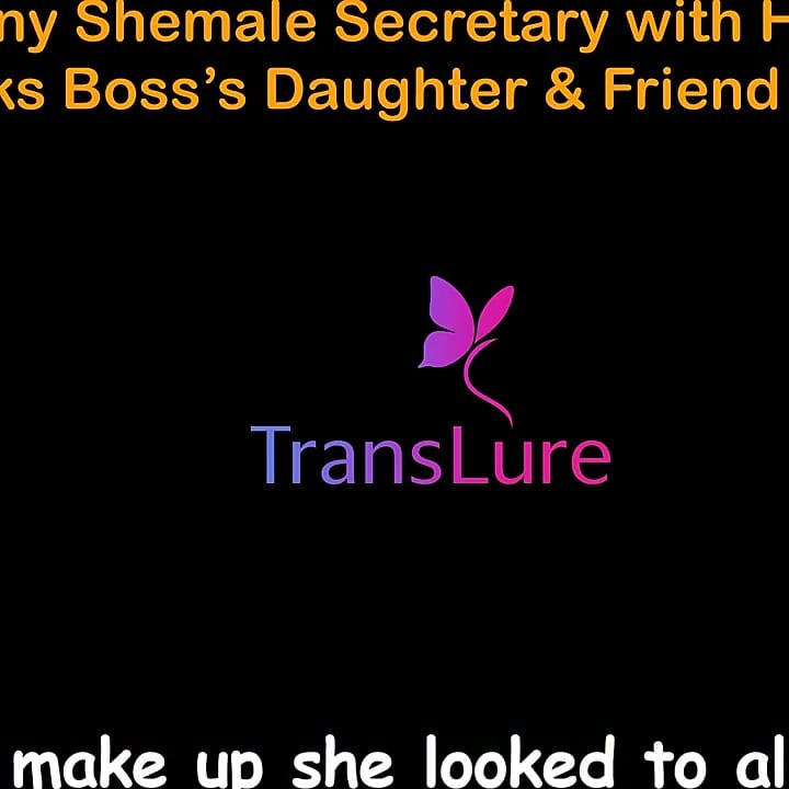 English Audio Sex Story - Tall Ebony Shemale Secretary with Huge Cock - Fucks Boss’s Stepdaughter & Friend - Part 2