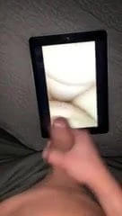 Stranger masturbating to my wife and talking dirty