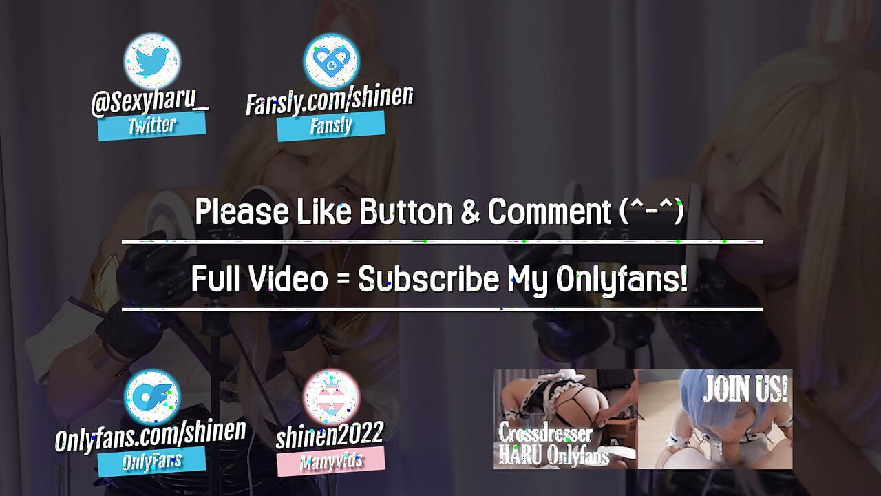 Erotic ASMR League of Legend KDA Ahri Cosplay, Hentai Shemale Cosplayer, Asian Femboy trans