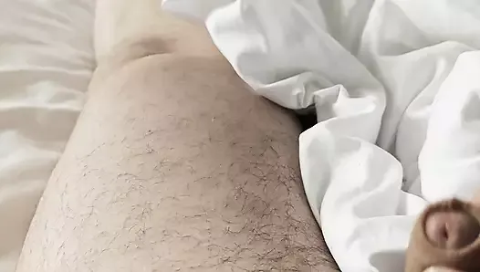Verbal Wank and Cum On My Leg