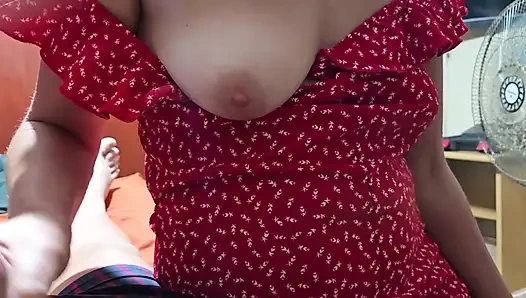 POV Sucking Cock Reel Morning Wood Massive Cumshot