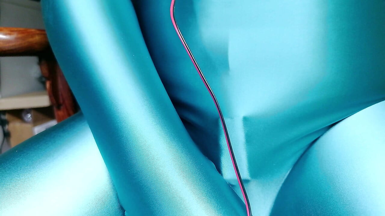 After putting on the bright blue bodysuit, I couldn't help but come a few times