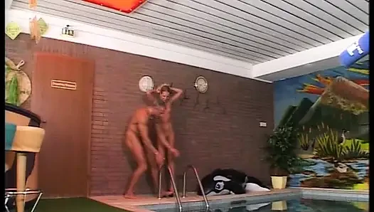 Slender blonde German MILF gets anally drilled by a fat rod