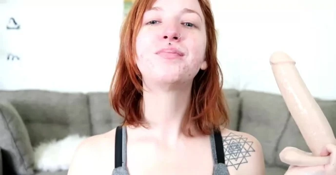 Horny girl with dildo 2