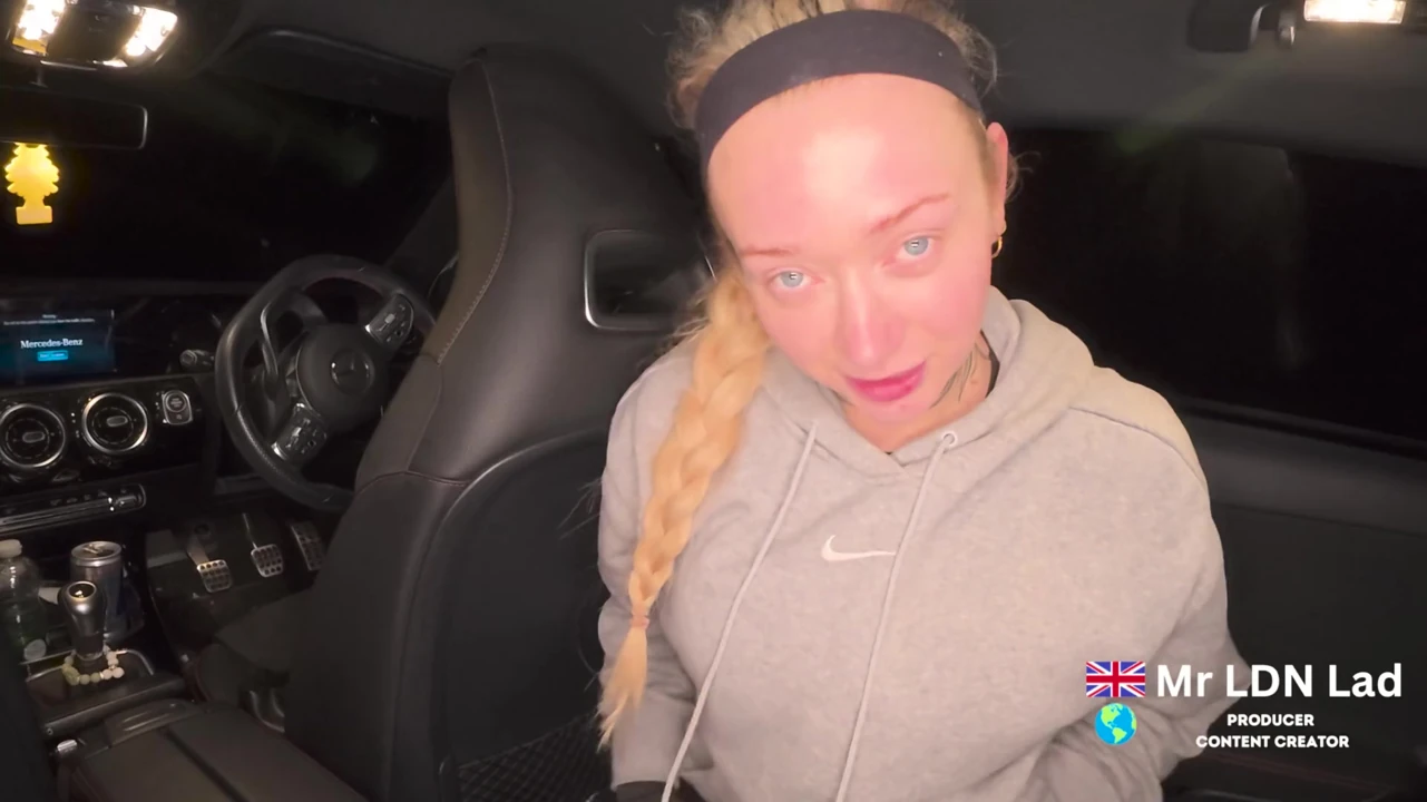 Dirty British Slut Sophia May Loves Mr LDN Lads CHAV 9inch Cock in Car POV