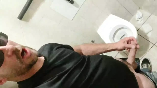 Highway restroom jerk off, remi06cam4
