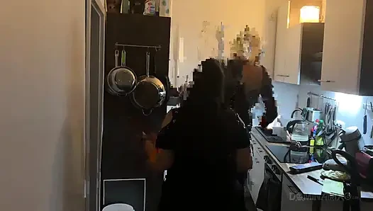 Kitchen Fisting Frenzy - Mature Sluts Stretched Wide Open