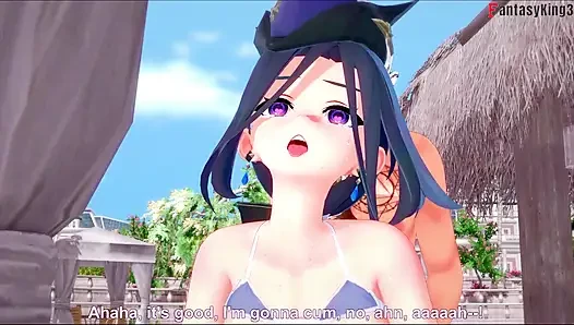 Clorinde hart in einem bikini gefickt - Genshin Impact