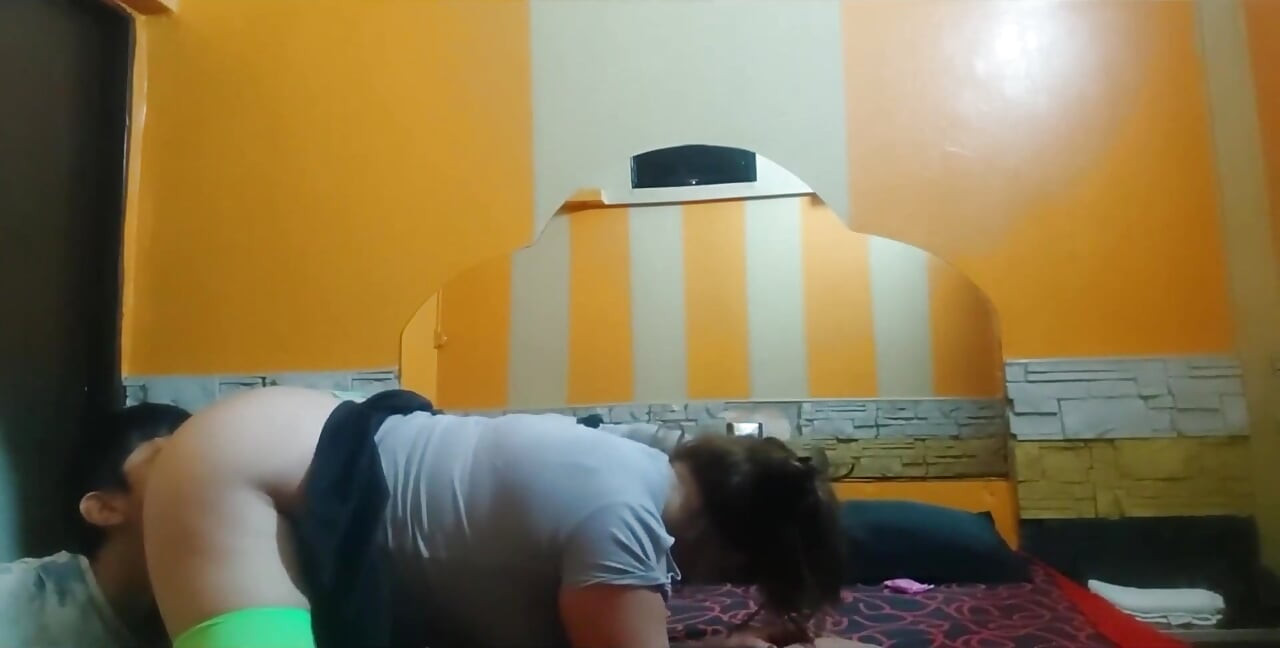 At the Motel, She Gave Me a Blowjob, We Did 69 and Doggy Style While I Filmed with My Phone