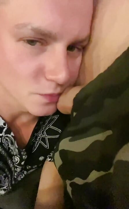 Home Evenings, Under the Movies, I Love to Lie on His Groin, Get His Cock, and Gently Kiss