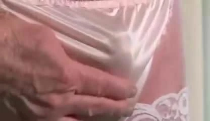Sissy erect in her panties
