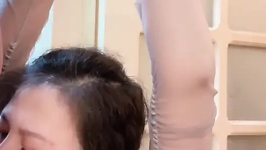 Köle bebek aaruna günlüğü 16, görsel mahrumiyet, kelepçeli, derin gırtlak, elektrikli göt tıkacı